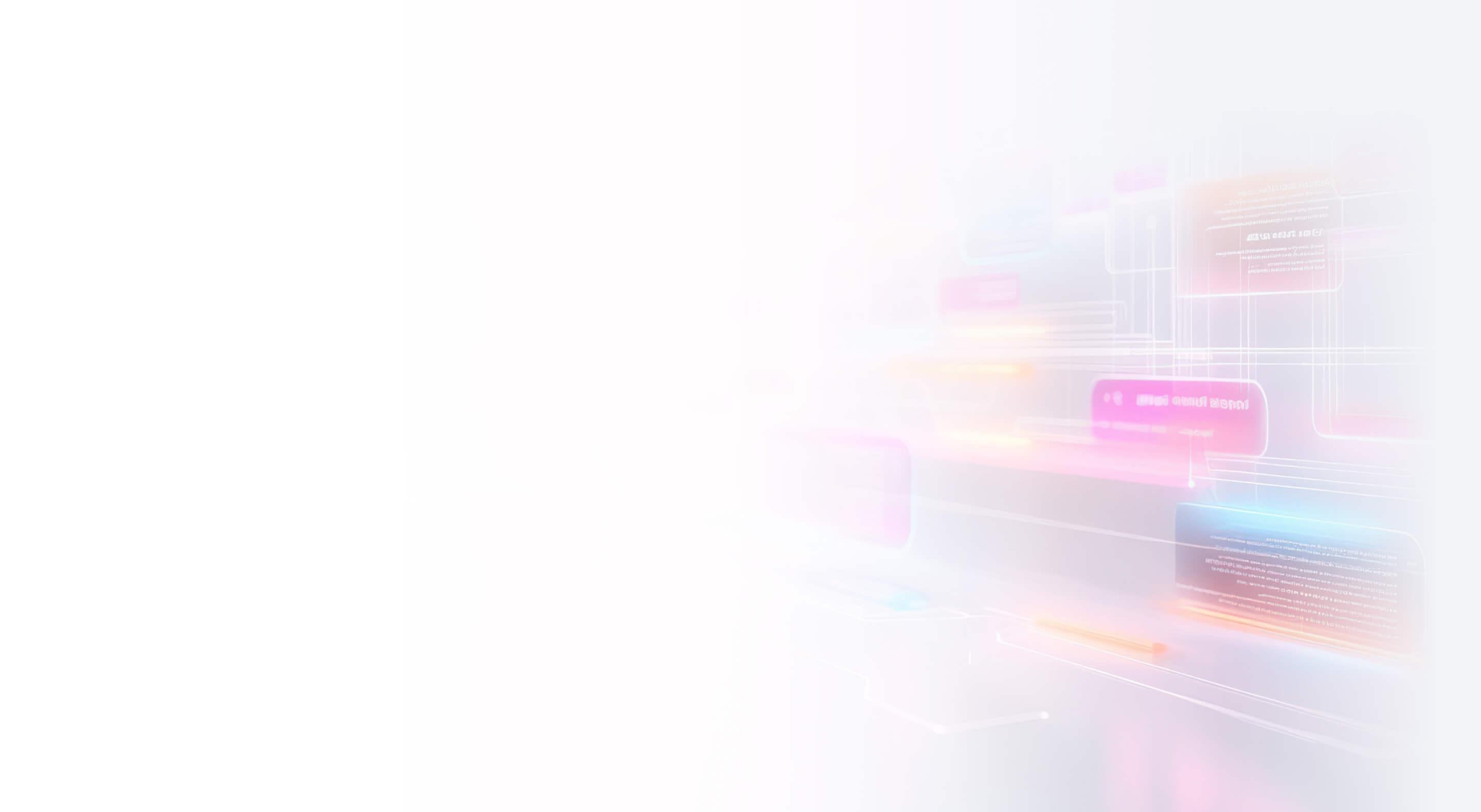 Streaks of light across a data centre