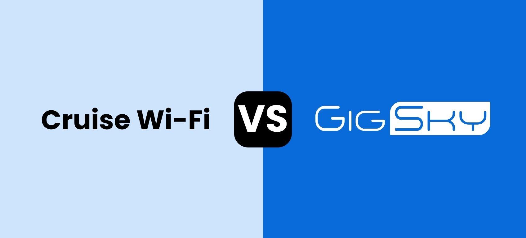 WiFi en cruceros vs. eSIM para cruceros de GigSky: precios para viajes de 7 y 14 días (2026)