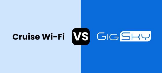 WiFi en cruceros vs. eSIM para cruceros de GigSky: precios para viajes de 7 y 14 días (2026)