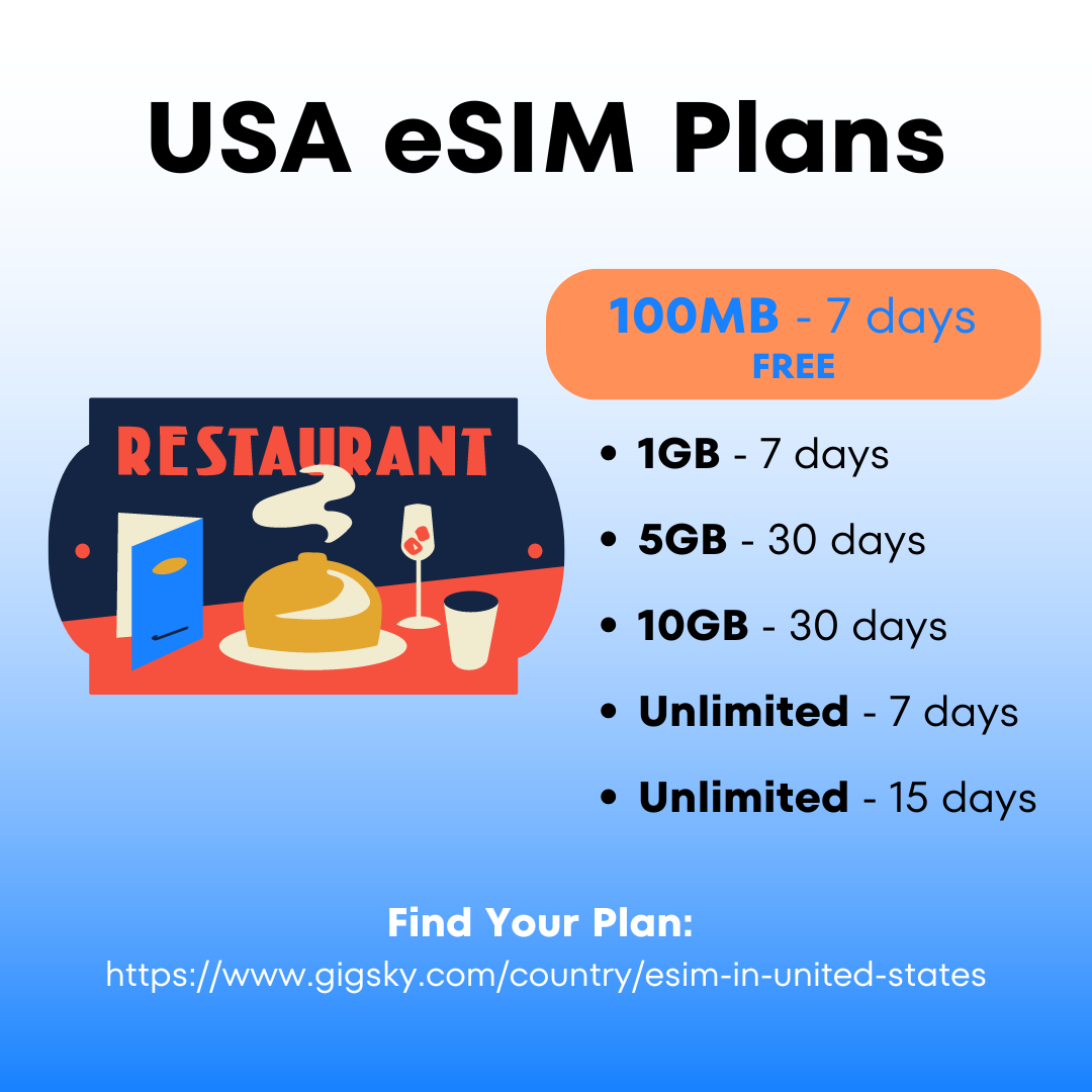 Plany eSIM w USA