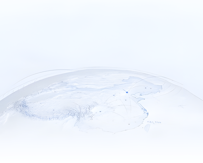 Connection points across a globe