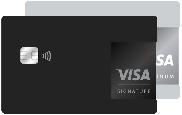 Visa Signature and Platinum cards