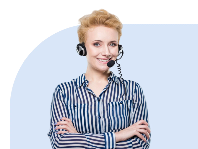 GigSky support agent wearing a headset