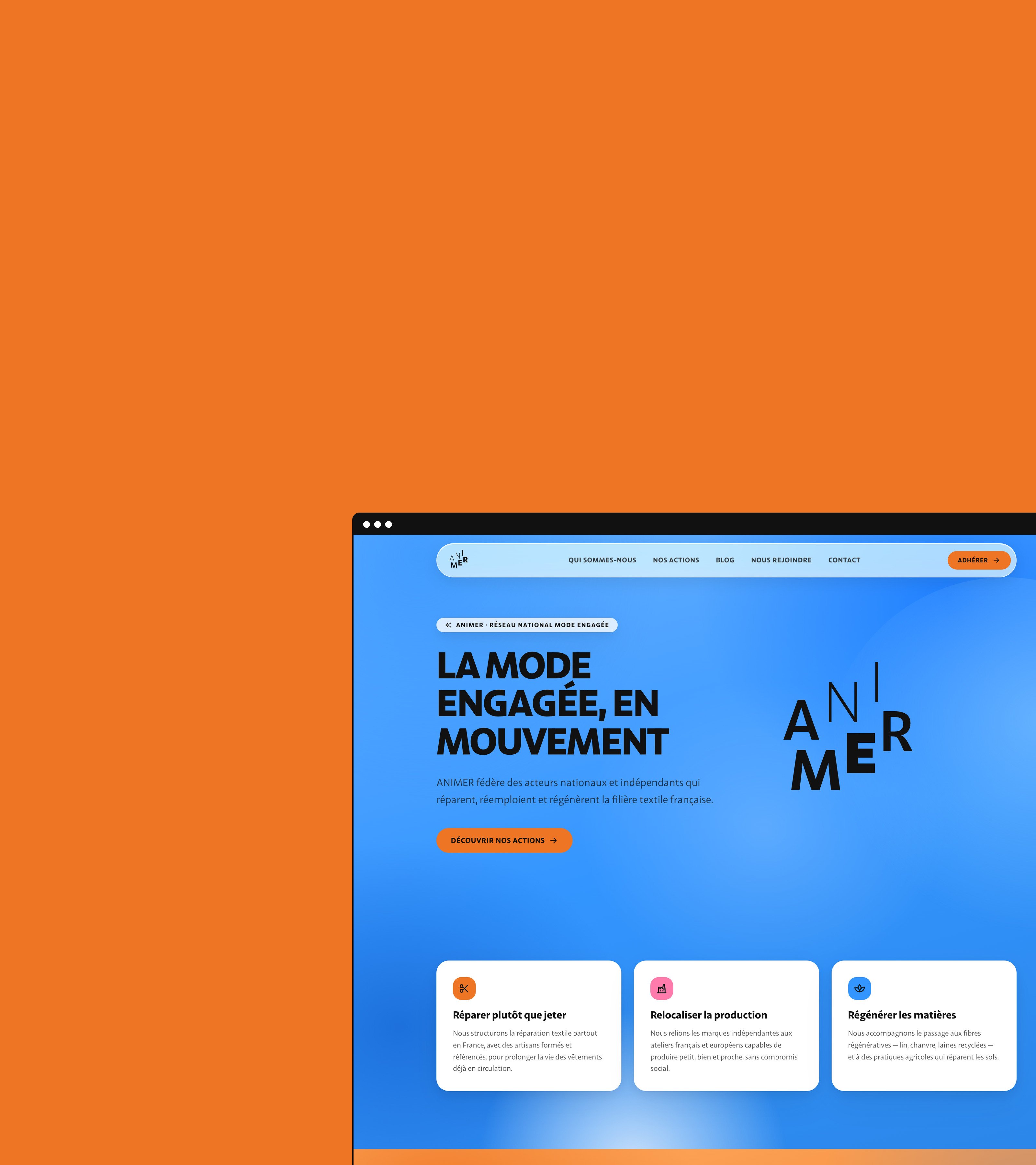 Animer — site web — 1
