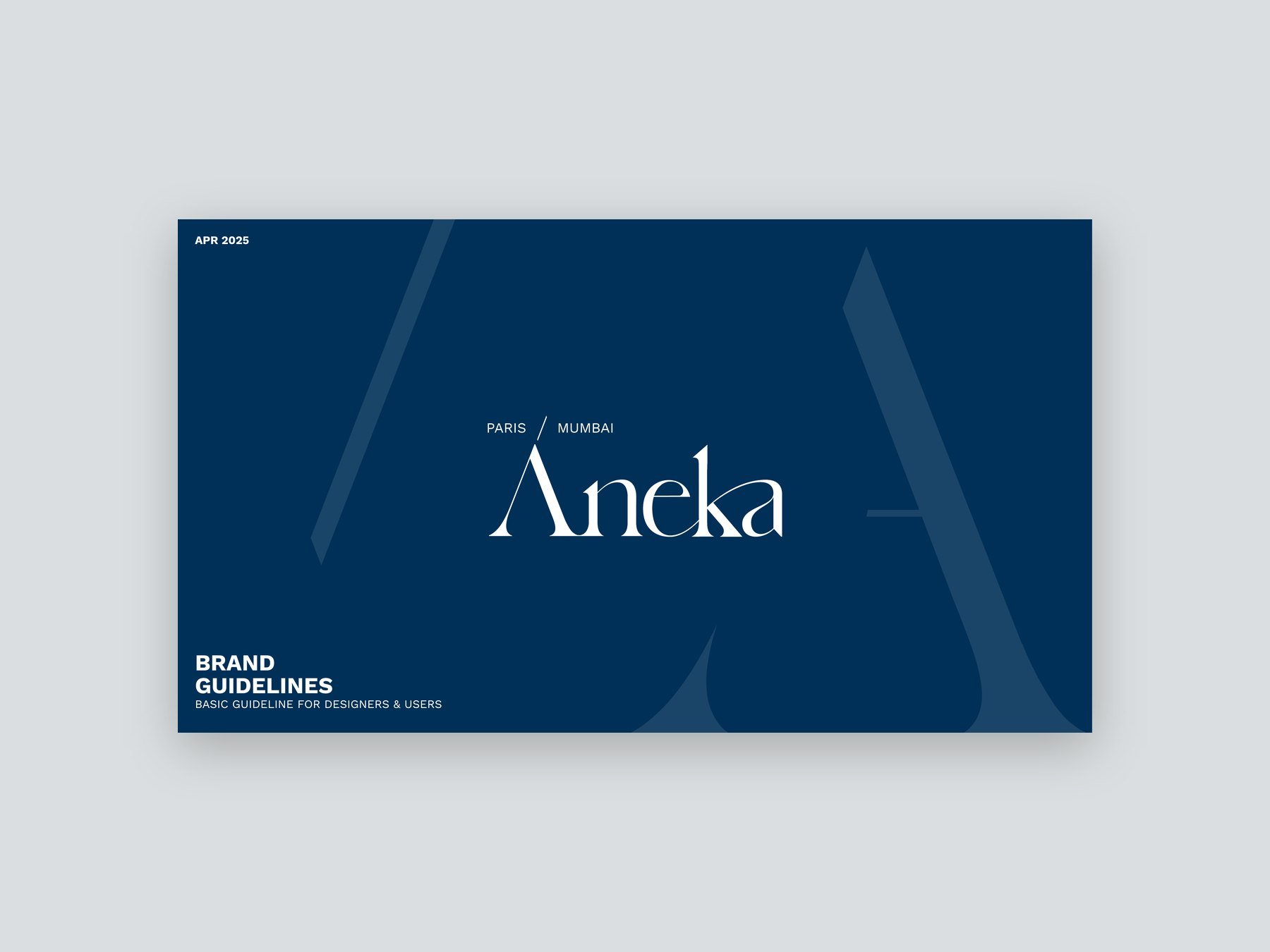 Aneka — Identité de marque — Aneka — pour l'agence Bel-Ami