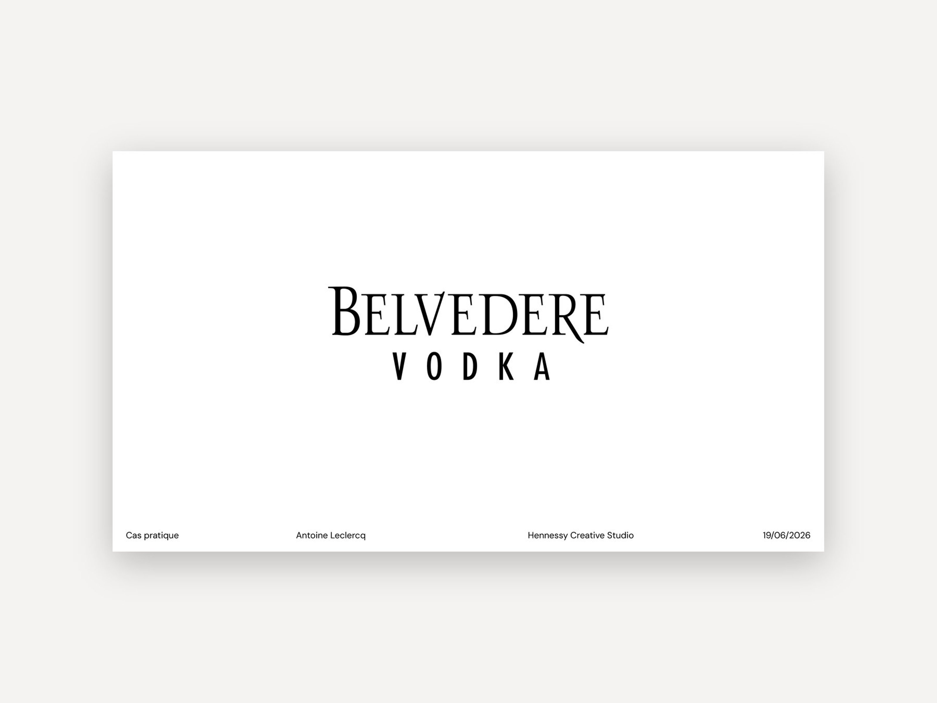 Belvedere Vodka — Shake, Don’t Be Stirred — 2