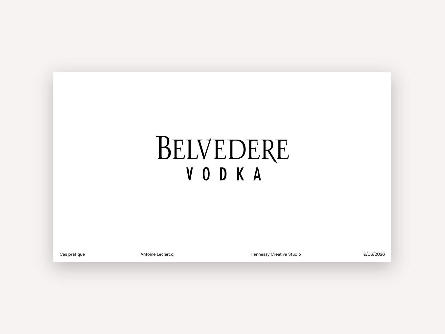 Belvedere Vodka — Shake, Don’t Be Stirred — 2