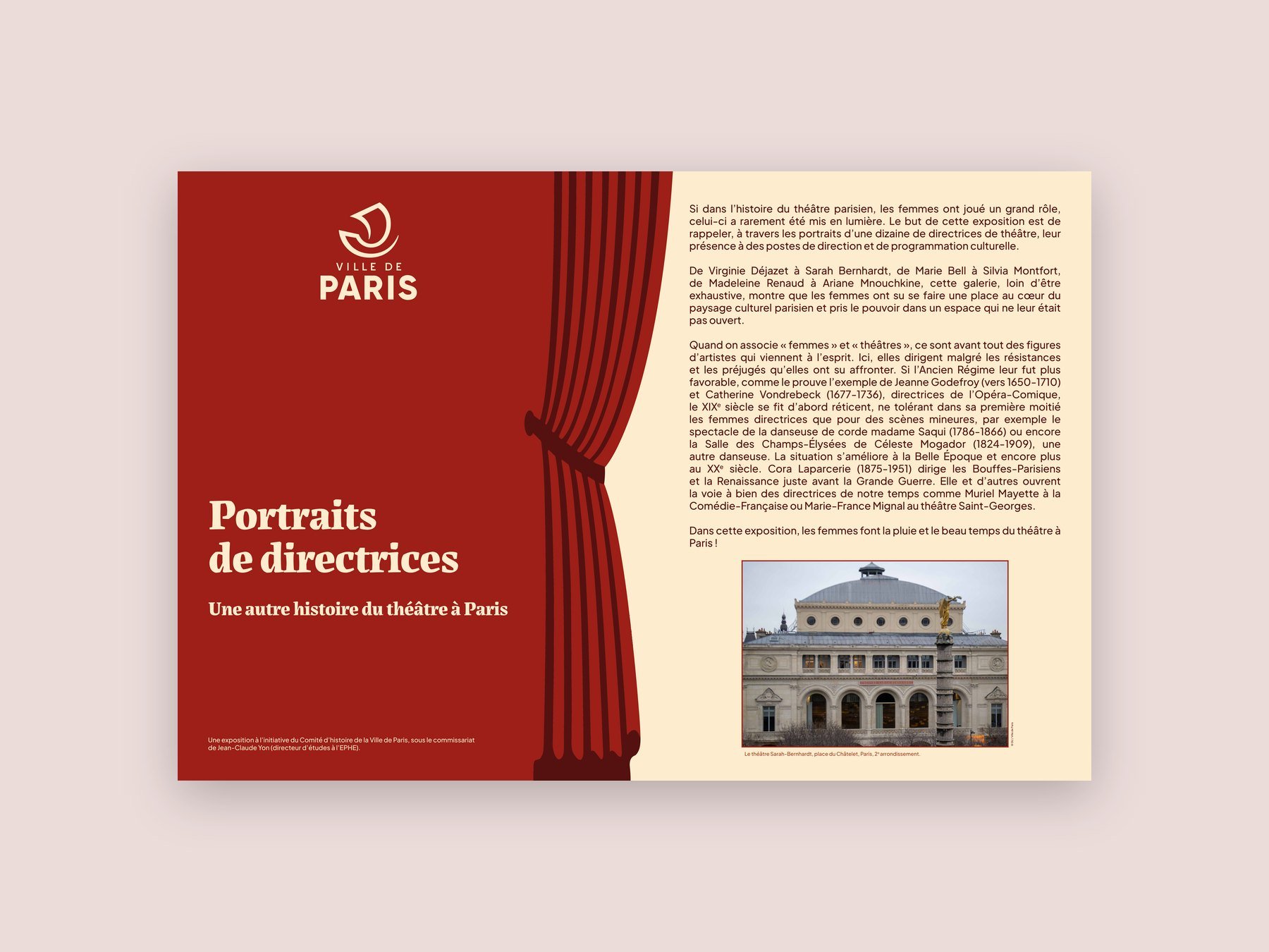 Portraits de directrices — Ville de Paris — Direction des affaires culturelles