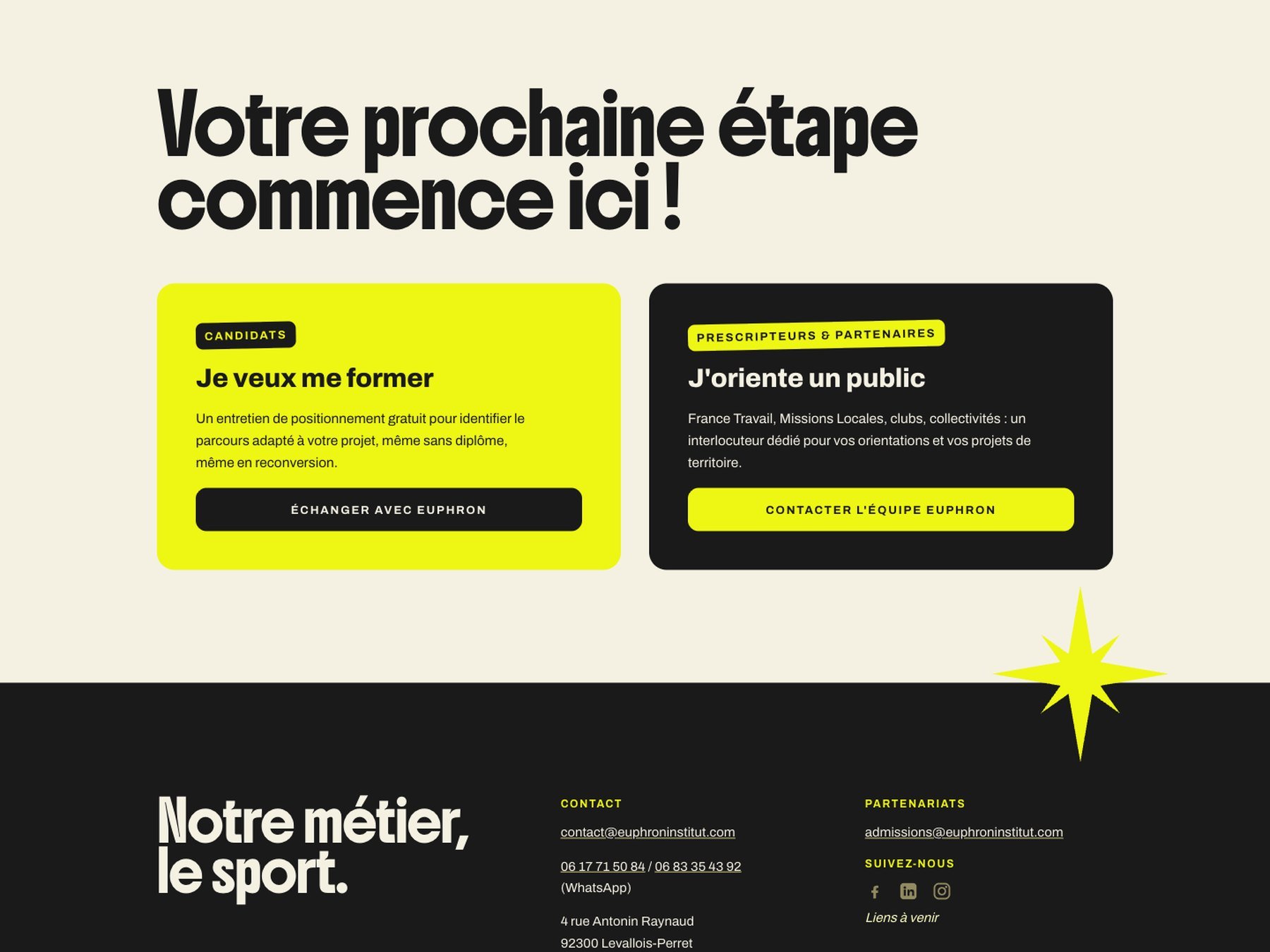 Euphron Institut Website — 6