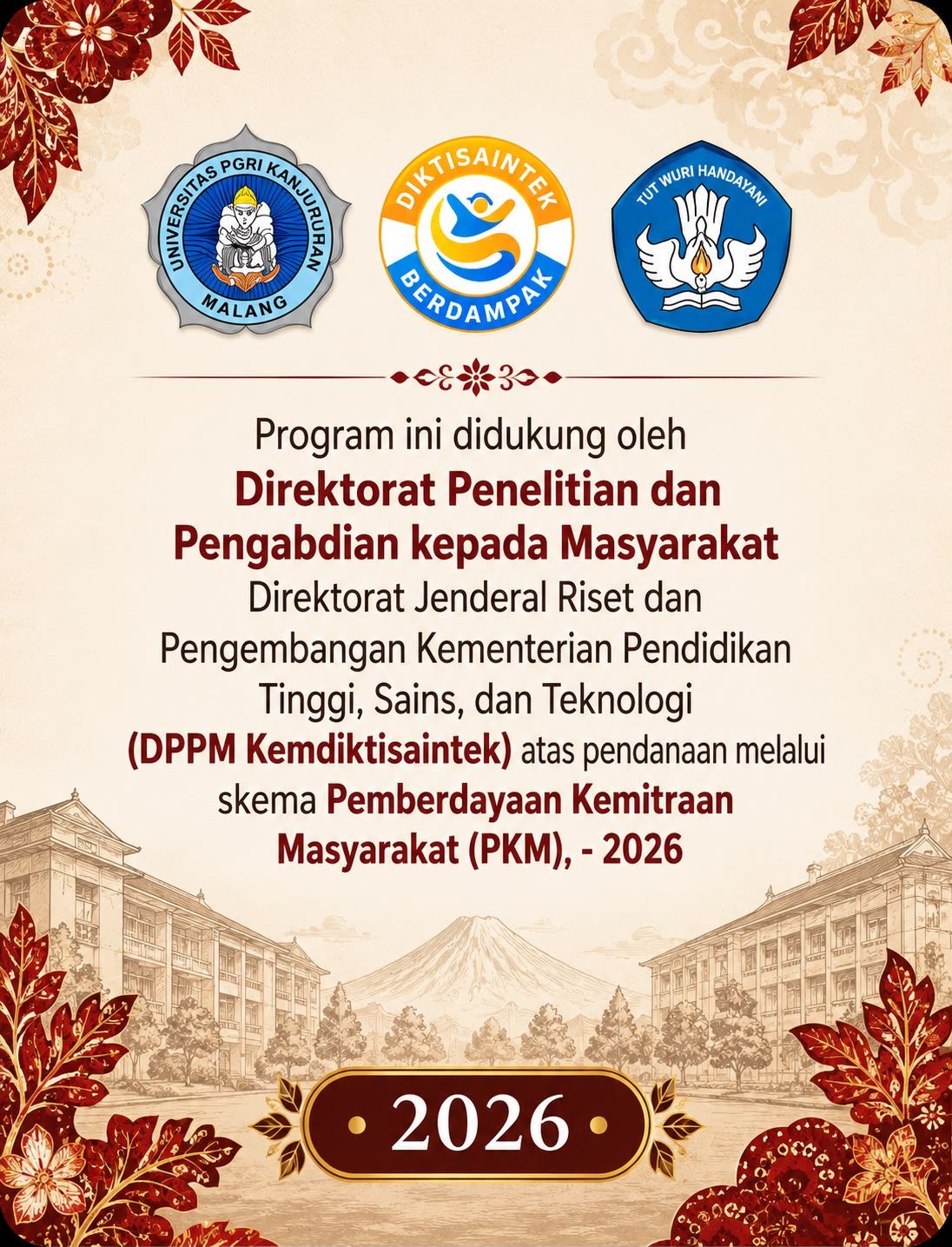 Program ini didanai oleh DPPM Diktisaintek 