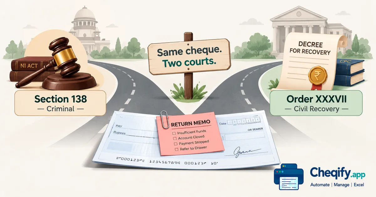 Getting your money back after a bounced cheque — summary suit vs ...