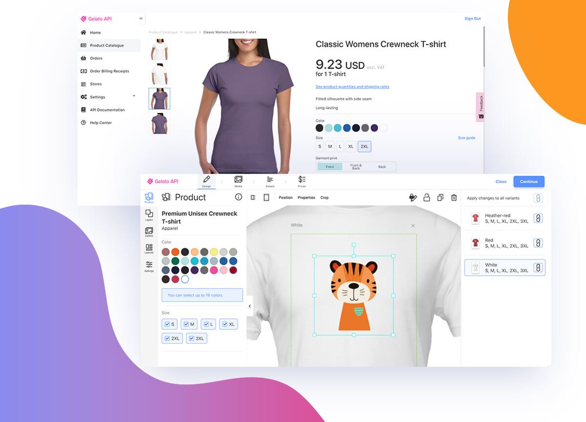 Print On Demand Tshirts Gelato