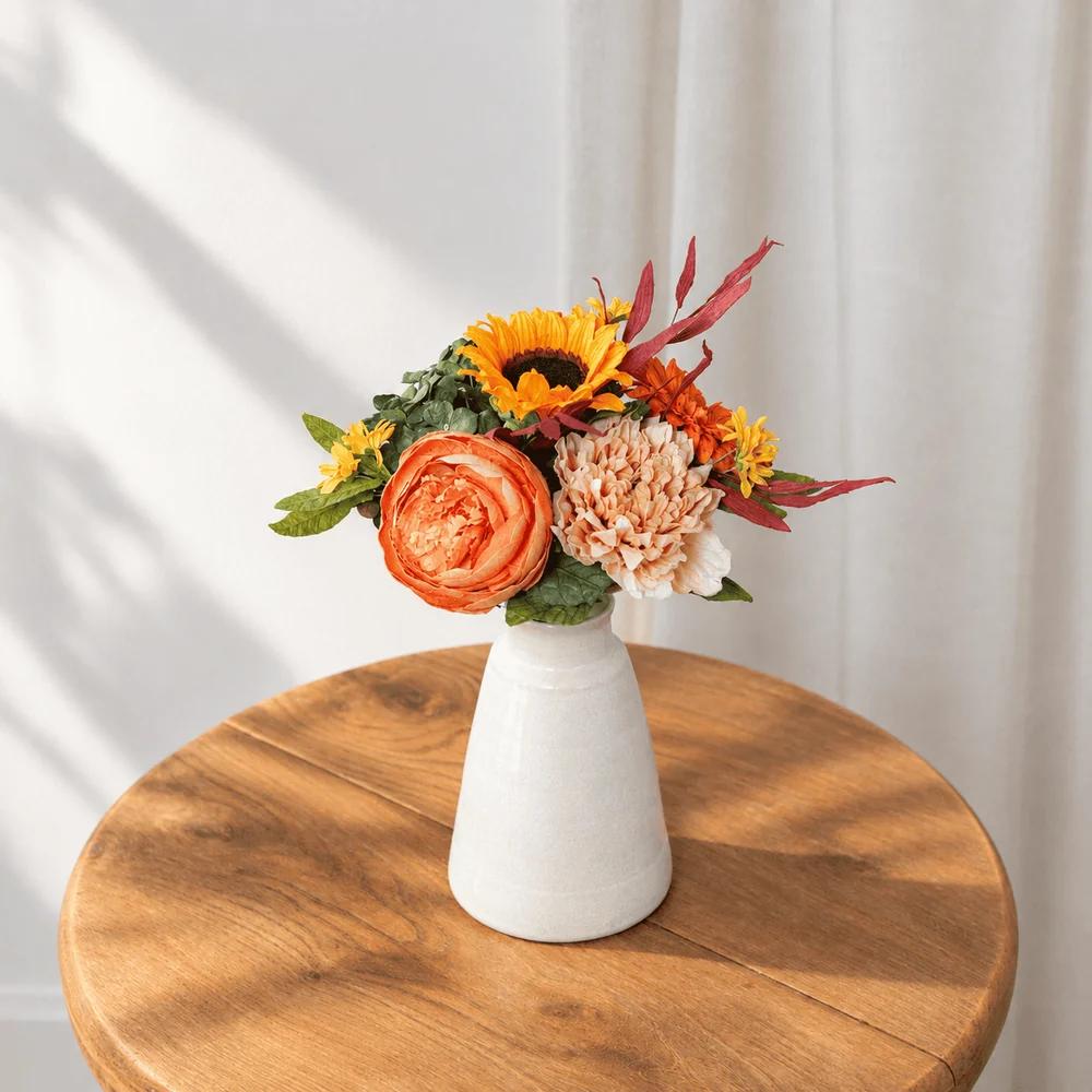 Bouquet de fleurs en papier