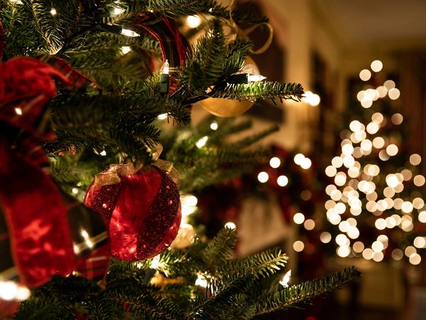 sapin de noel décoré