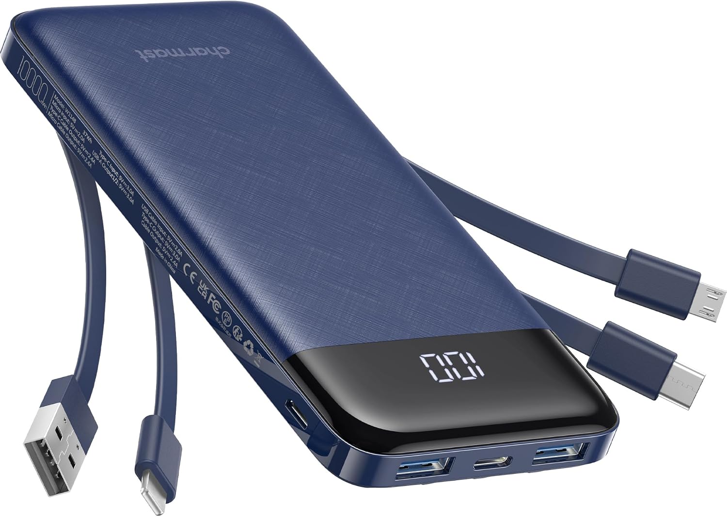 Batterie externe bleue