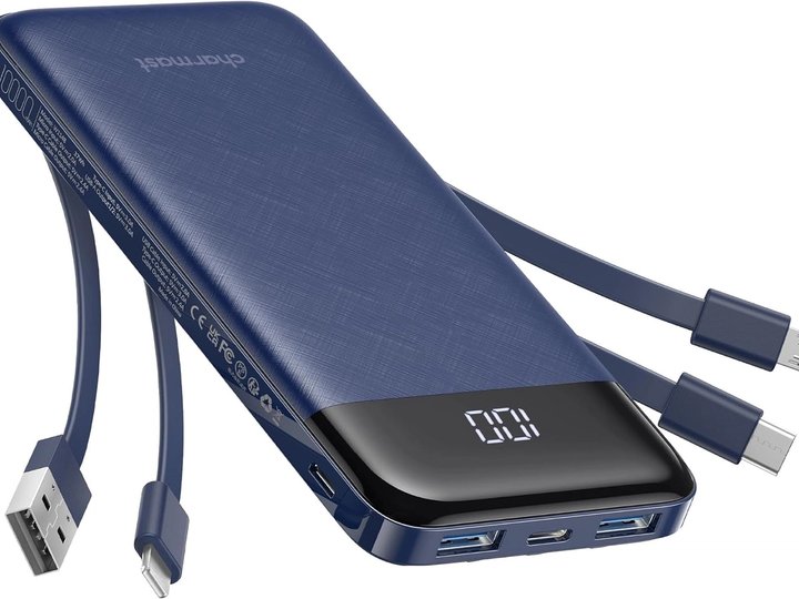 Batterie externe bleue