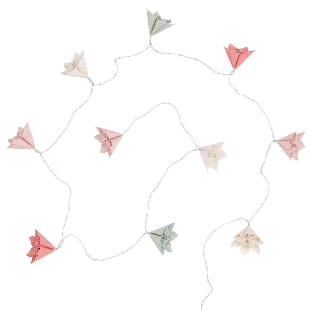 guirlande lumineuse en origami