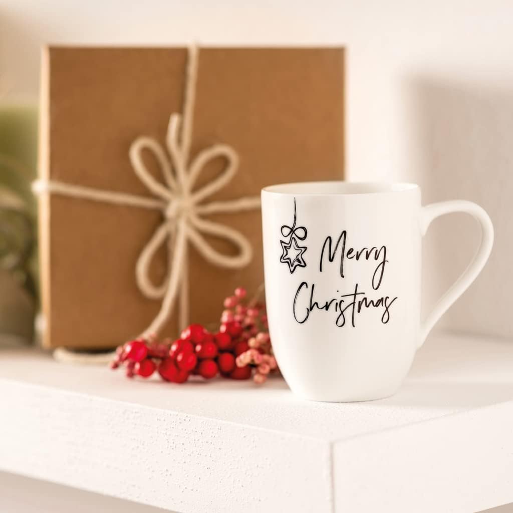 Mug en porcelaine "Merry Christmas" 