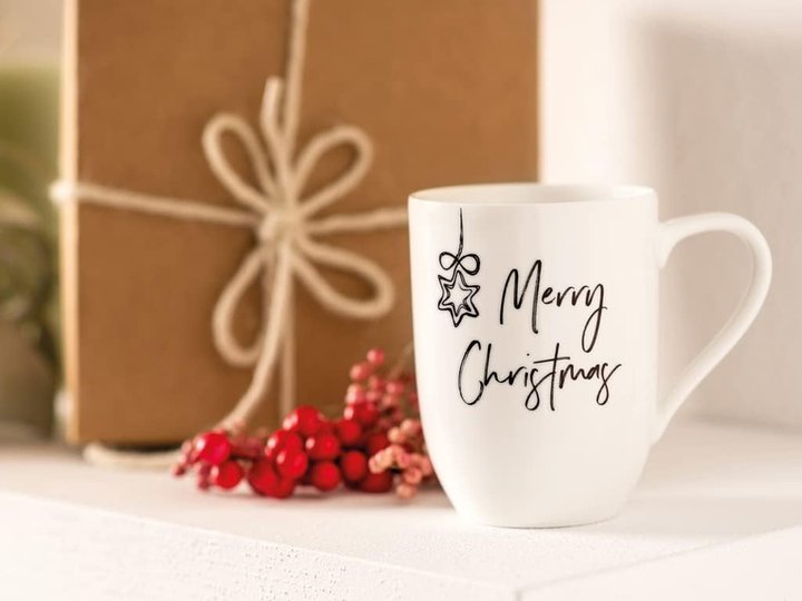 Mug en porcelaine "Merry Christmas"