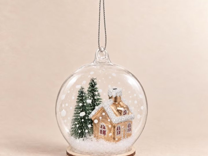 boule en verre de noel