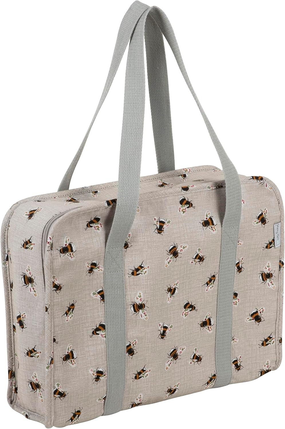 Sac de rangement crochet et tricot, motif abeilles