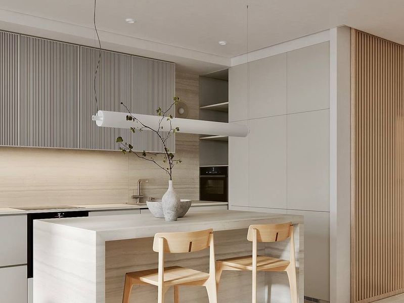 Modern Custom Kitchen — after