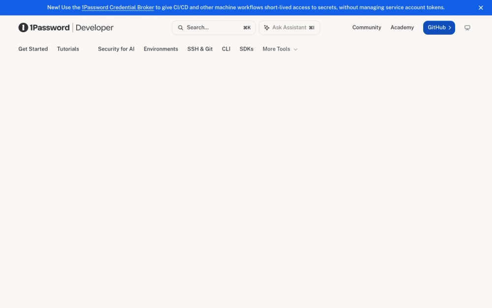 image of 1Password Developer image of 1Password Developer