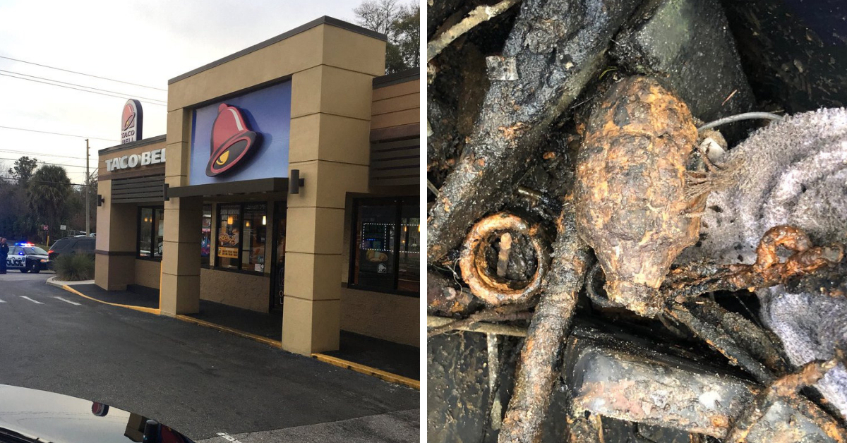 Florida Man Catches A Grenade While Fishing, Brings It To Taco Bell
