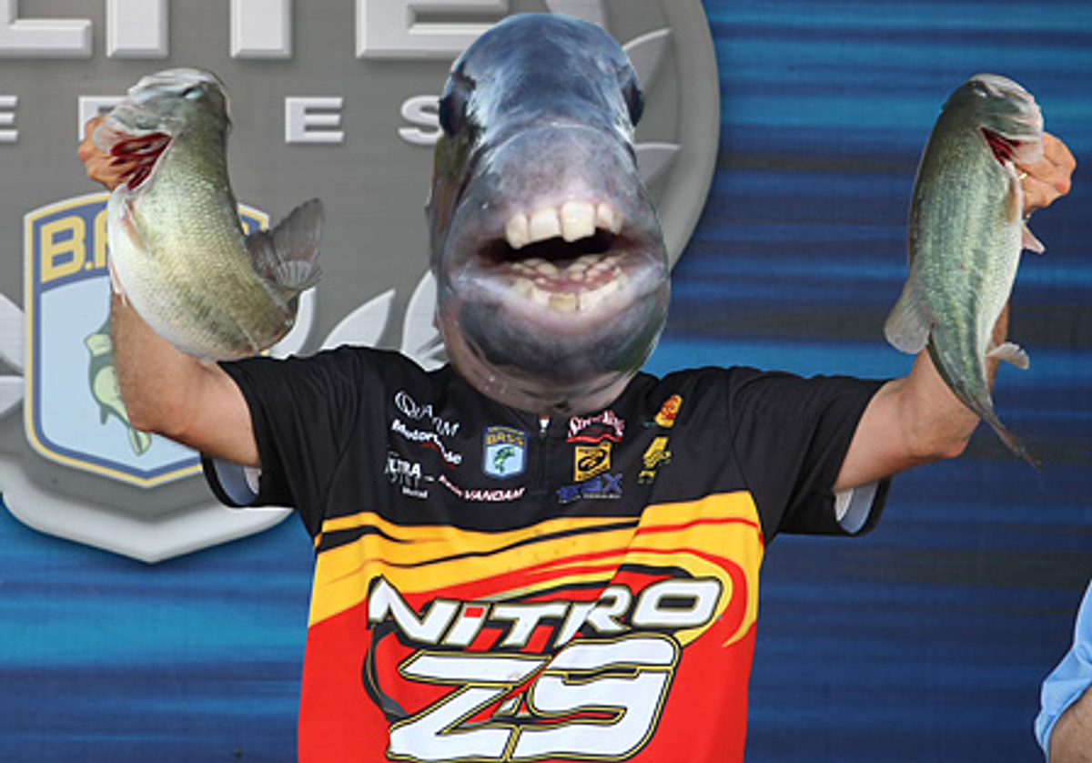 5 Bass Fishing Pros As Really Ugly Fish
