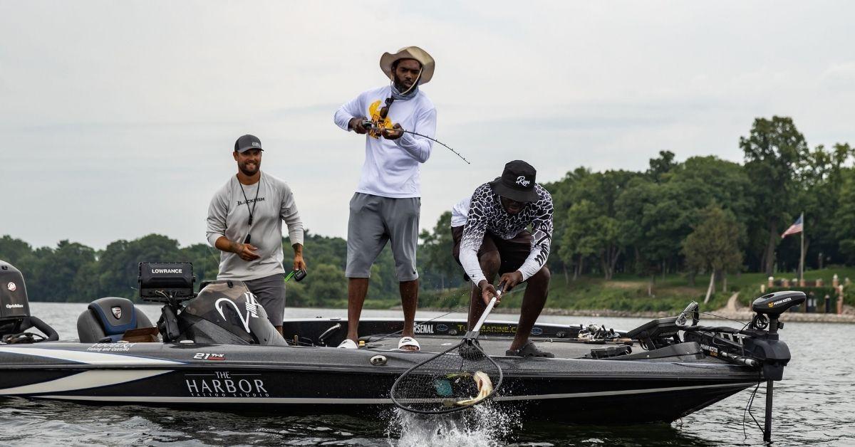Randy Moss Goes Fishing In The First Ever Straight Bass Classic