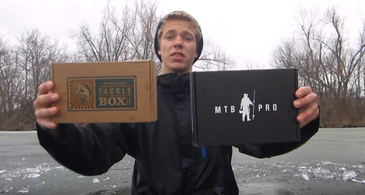 YouTube Angler Does Mystery Tackle Box Unboxing From An Ice Hole
