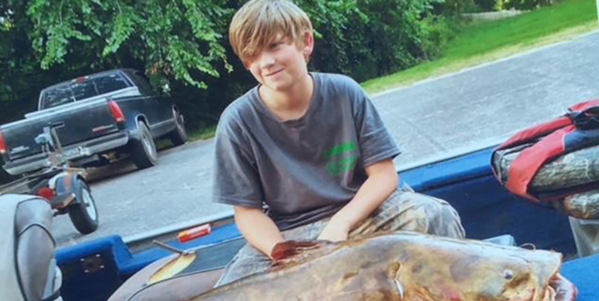 90 Lb. Kid Catches 60+ Lb. Fish, Sets Florida Catfish Record
