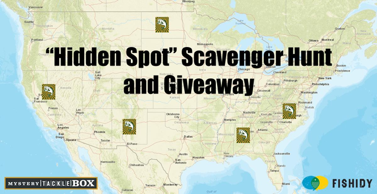 Win Free Tackle With A Scavenger Hunt From Fishidy!