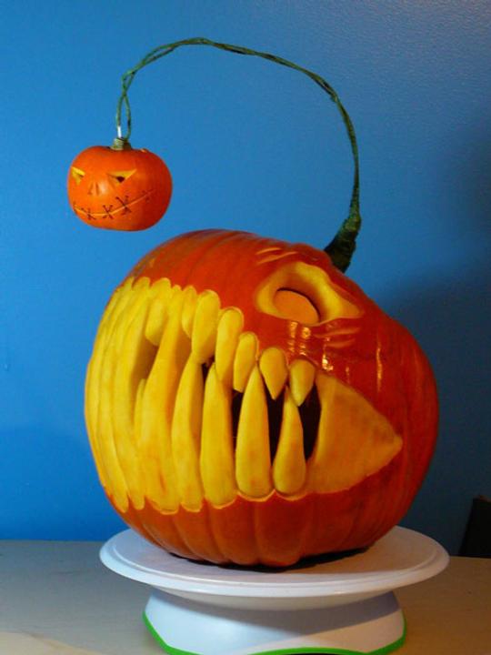 15 "Fishing" Pumpkin Carvings You Have To See To Believe