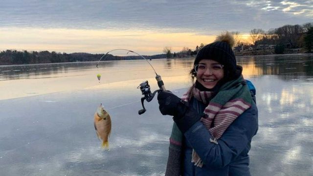 Taking A Girl From California Ice Fishing For The First Time