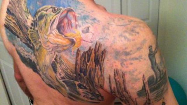12 Fishing Tattoos That Will Make Your Jaw Drop