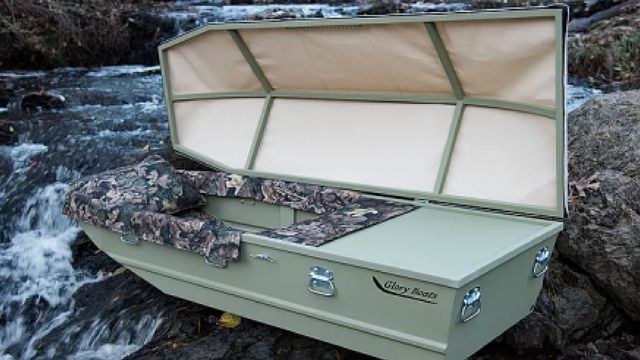 Would You Spend Eternity In This Fishing Boat Casket?