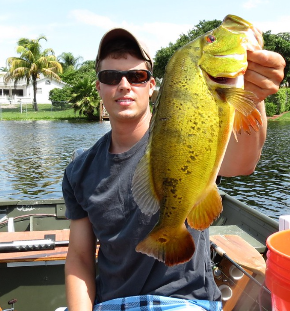 Florida Man Catches The New State Record Peacock Bass