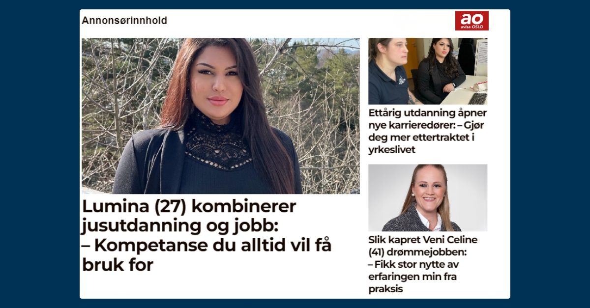 Avisoppslag om Lumina Mirza Abbas