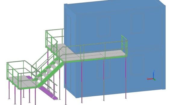 Walkway Platforms, Stairs and Handrails