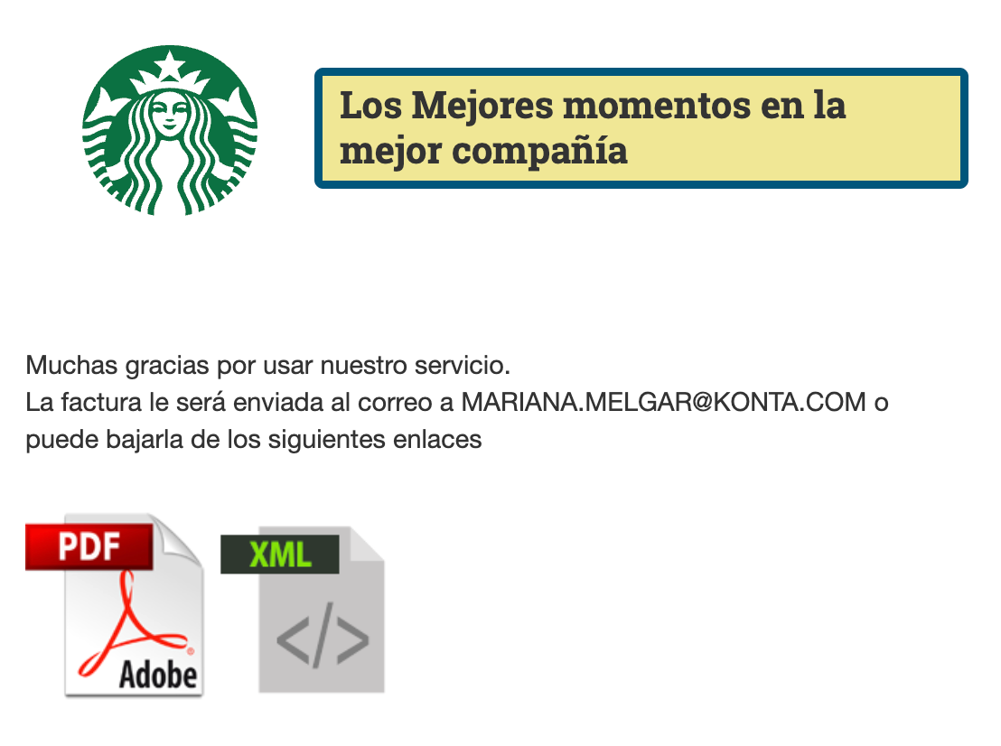 Captura de pantalla portal de facturación Alsea