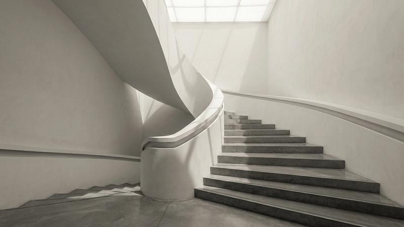Geometric Staircases & Sculptural Form