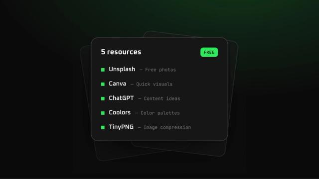 5 free resources to enhance your website content