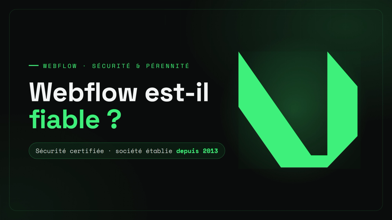 Webflow est-il fiable ? Sécurité, pérennité et les vraies limites