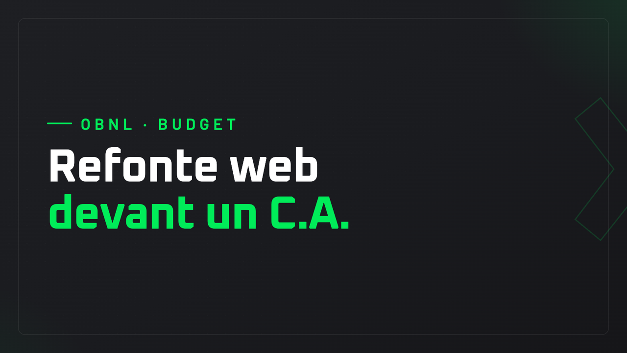 Présenter une refonte de site Web devant un C.A. d’OBNL : comment convaincre vos administrateurs et obtenir le budget