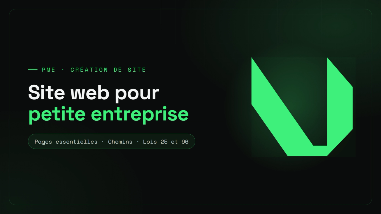 Site web pour petite entreprise : par où commencer au Québec