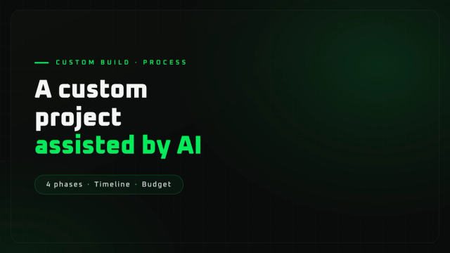 Migrate to a custom website: how an AI-assisted project unfolds
