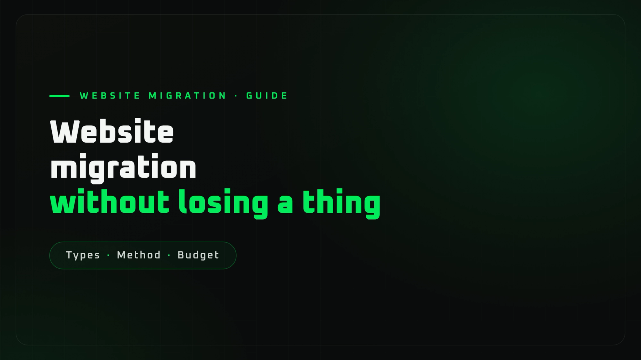 Website migration: change platforms without losing your SEO