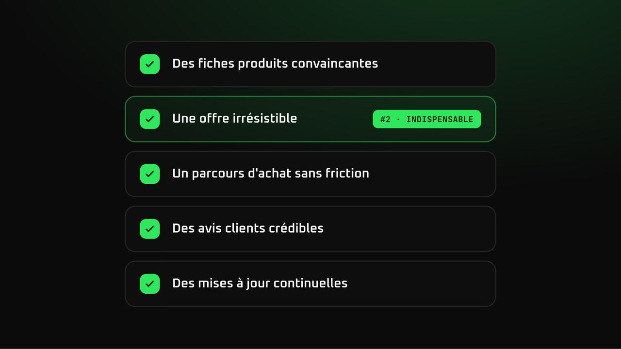 5 éléments essentiels pour vendre en ligne (le #2 est indispensable)