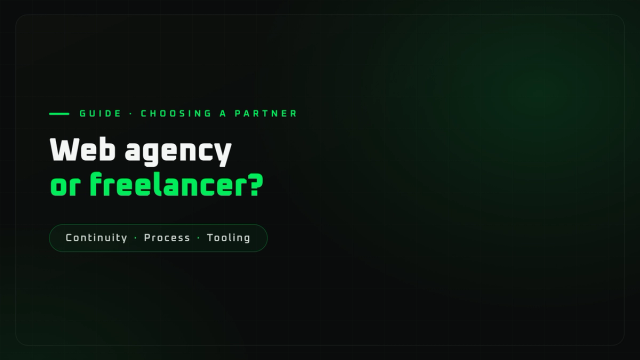 Web agency or freelancer: who should you choose to create your website?